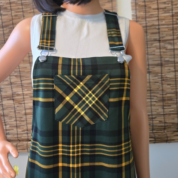 Jolie and Joy Tartan Plaid Pinafore Dress - Picture 2 of 10